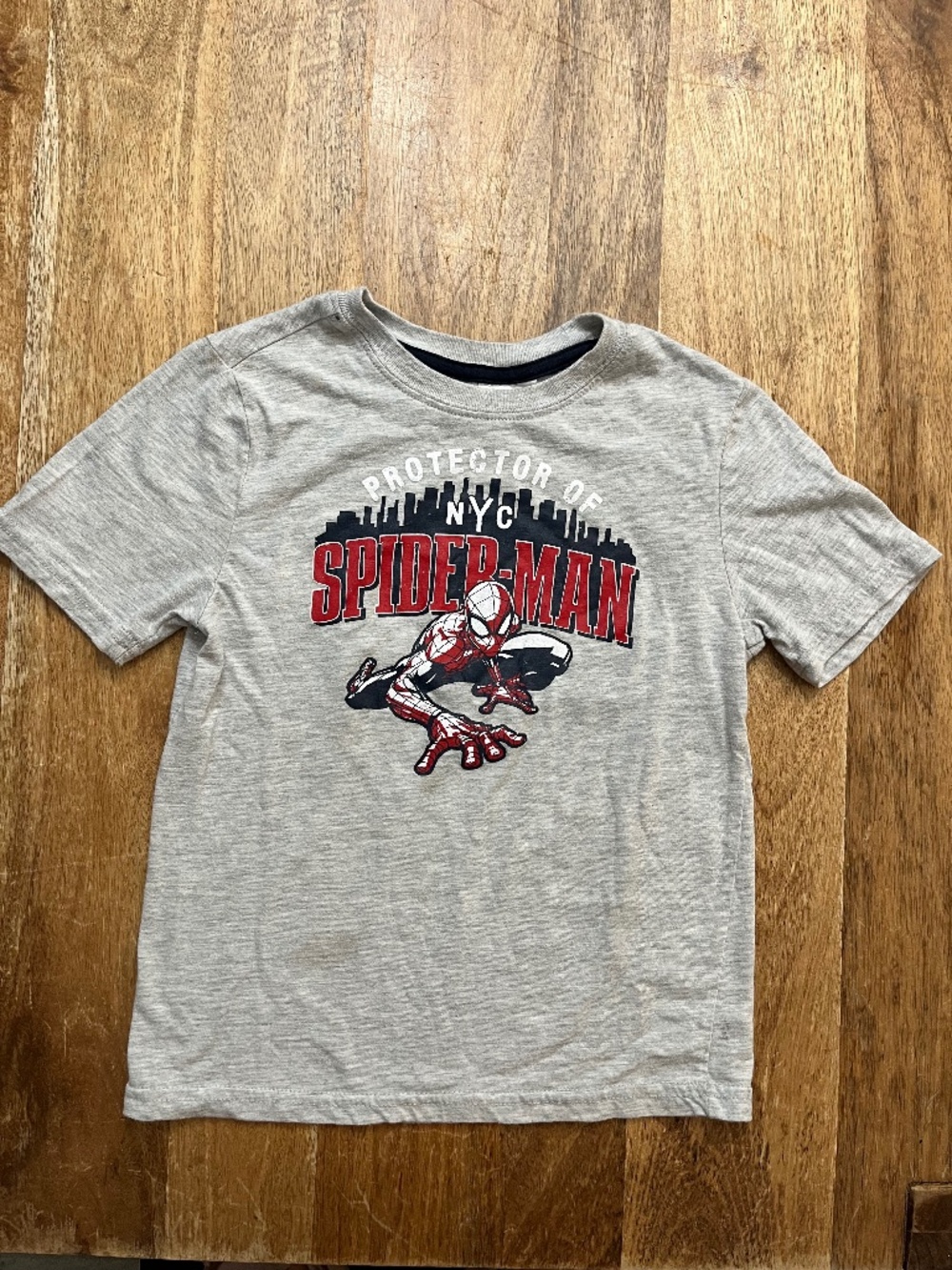 Spider-Man Heather Grey Tee Shirt